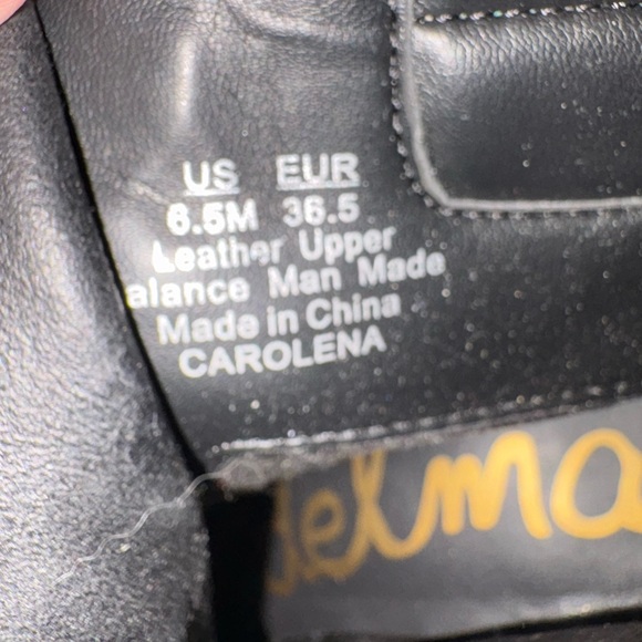 Sam Edelman Carolena Lace-Up Suede Booties Black - Picture 2 of 8